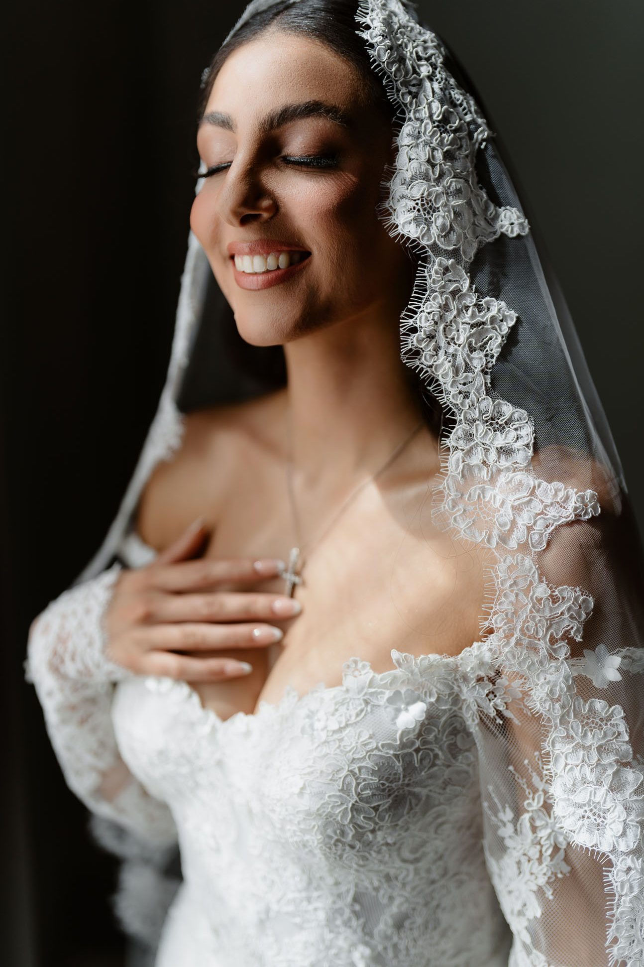 luxury bride portrait