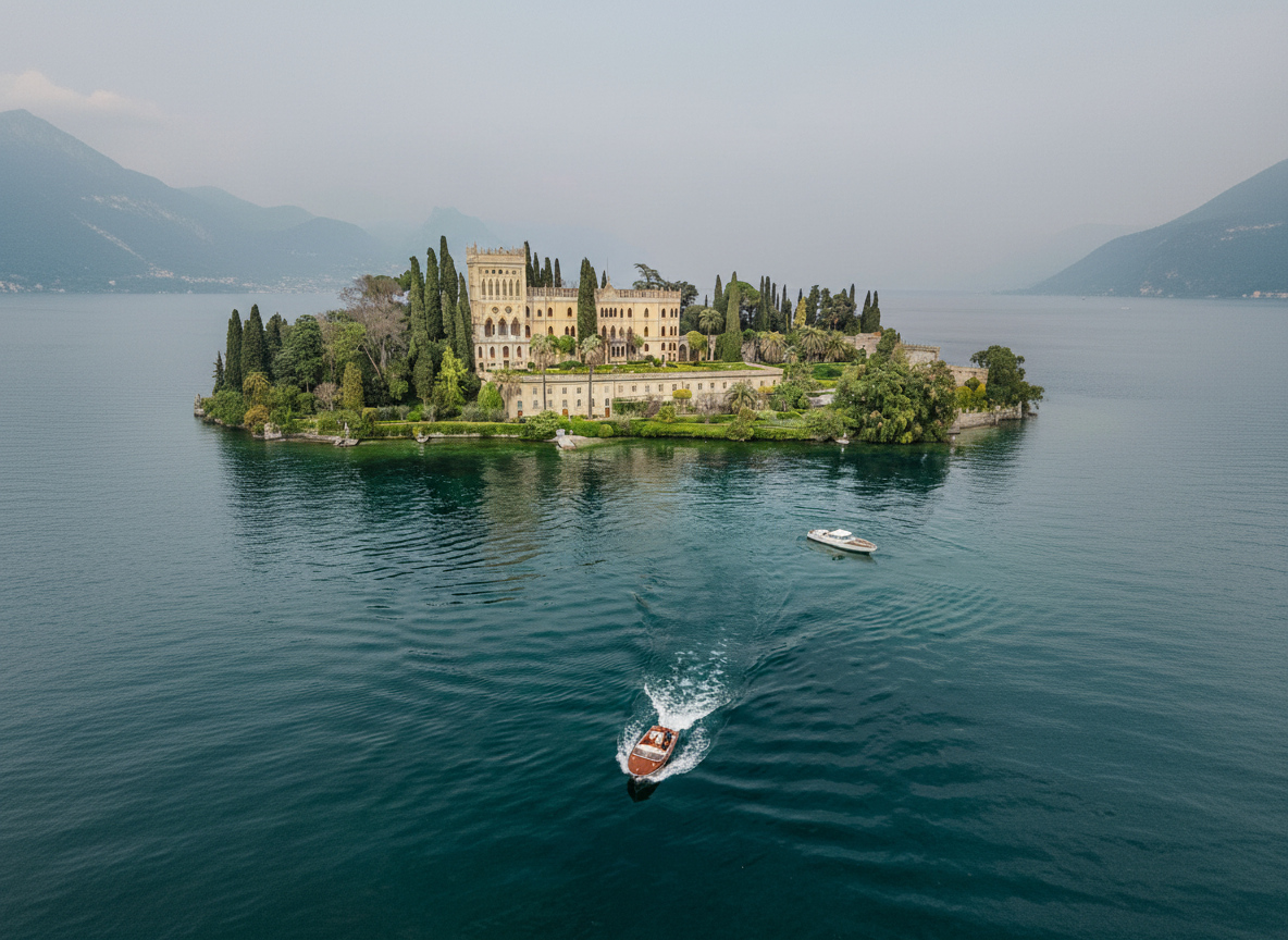 Isola del Garda elopement on lake Garda