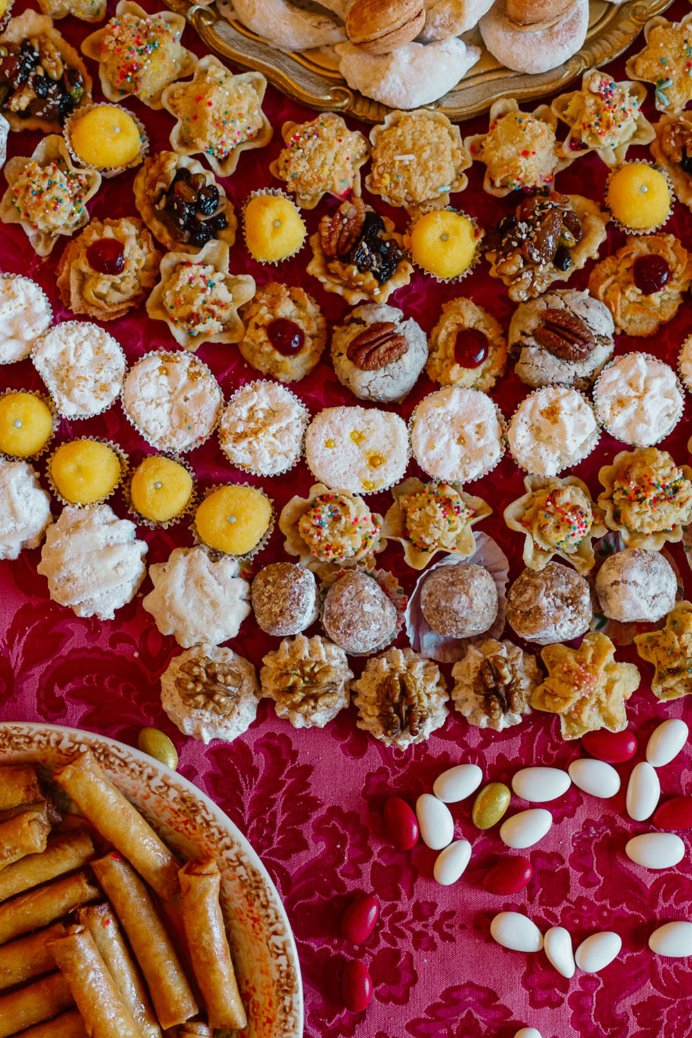 traditional Moroccan food at henna party