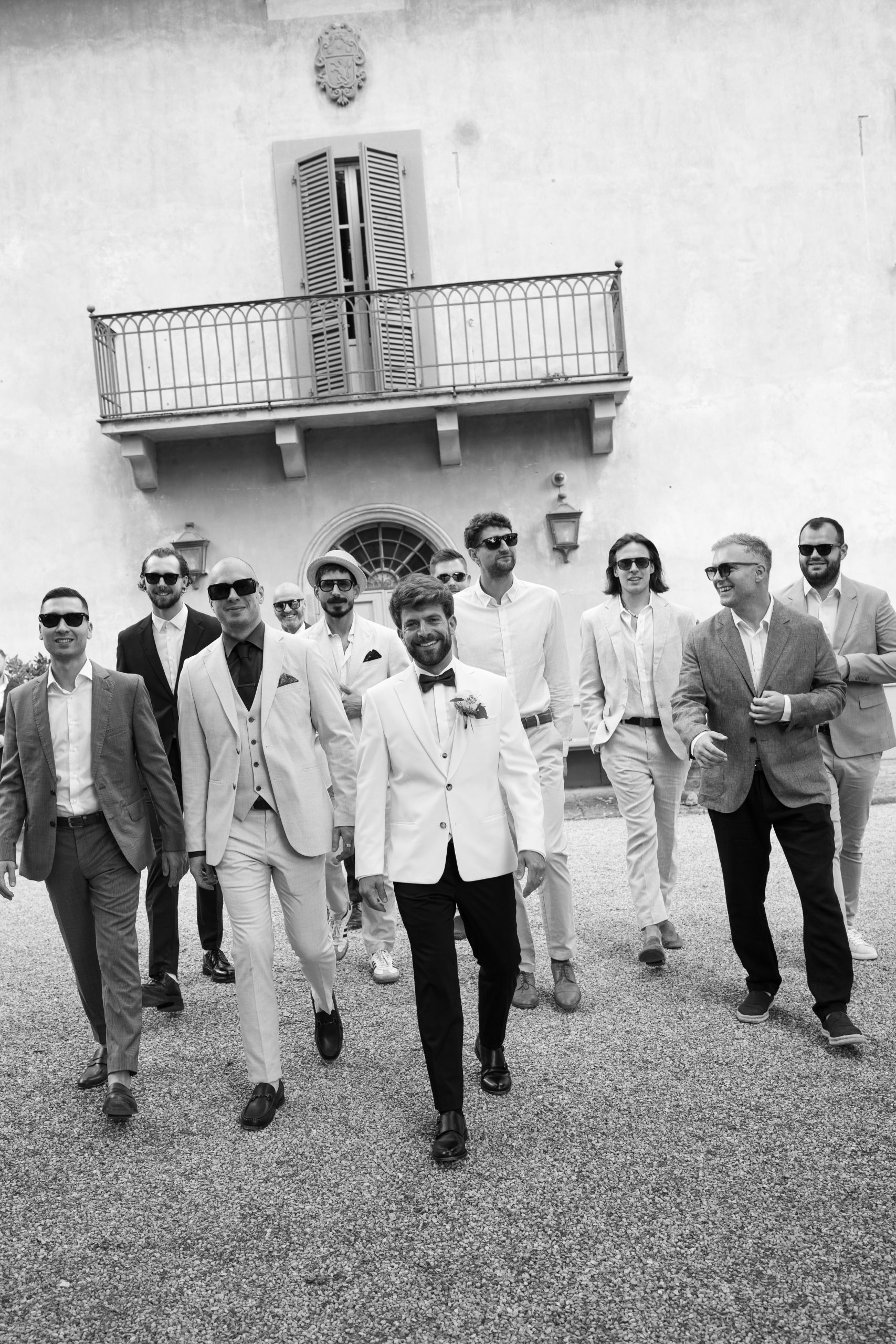 groom and groomsmen portrait